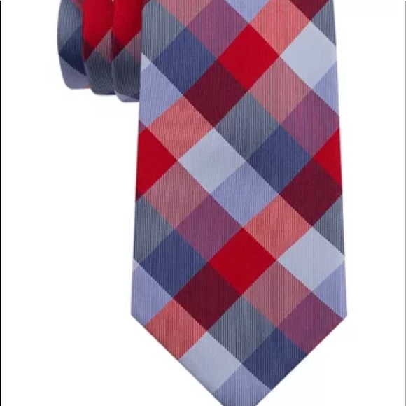 Tommy Hilfiger Buffalo Tartan Tie red. - Picture 3 of 3